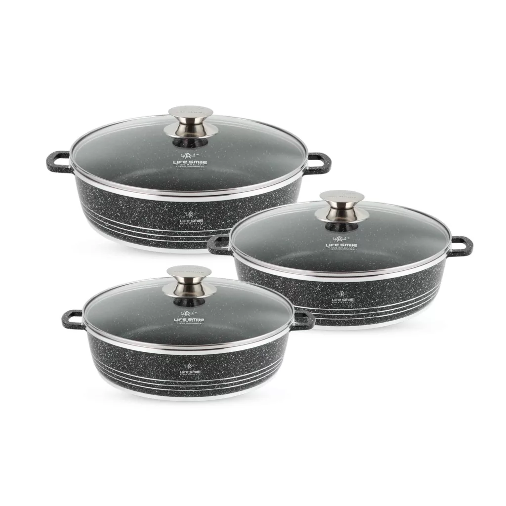 سرویس تابه 6 پارچه لایف اسمایل مدل LIFEP7SHR