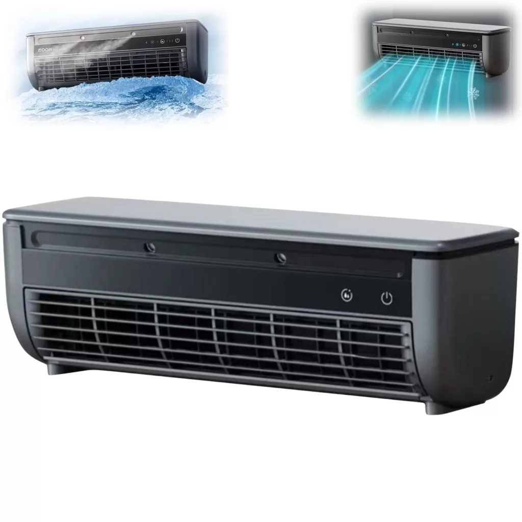 پنکه شارژی ادون مدل E868 با چیپ خنک کننده و باطری ۶۰۰۰ میلی آمپری