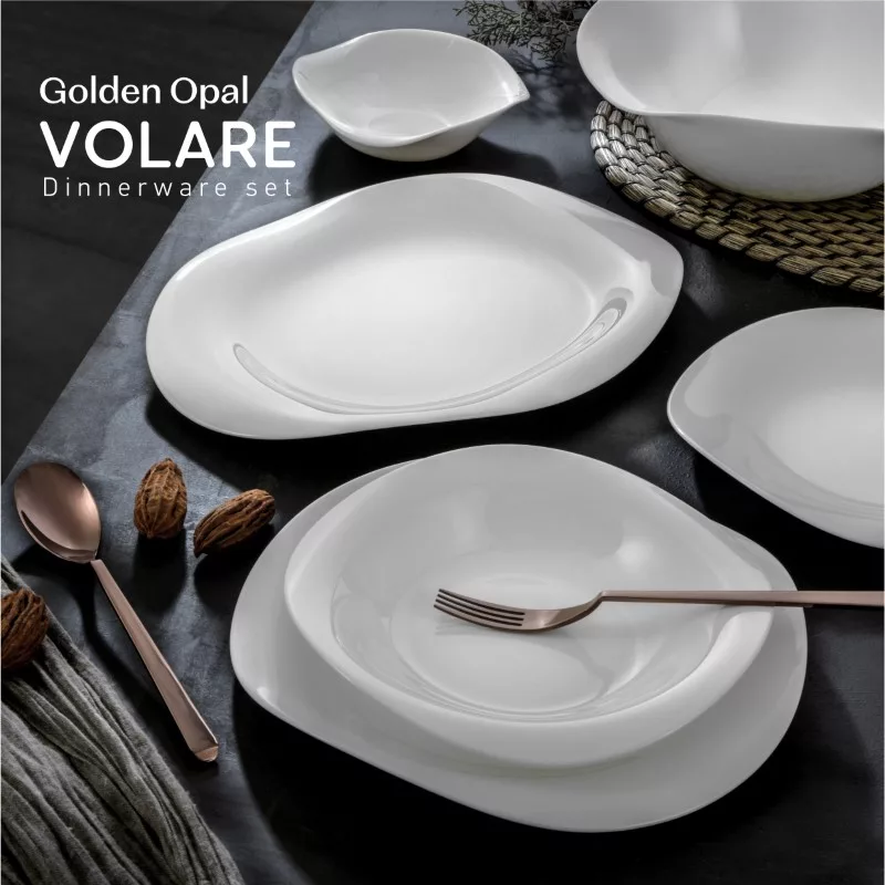 سرویس غذاخوری ۲۶ پارچه گلدن اوپال مدل ولاره