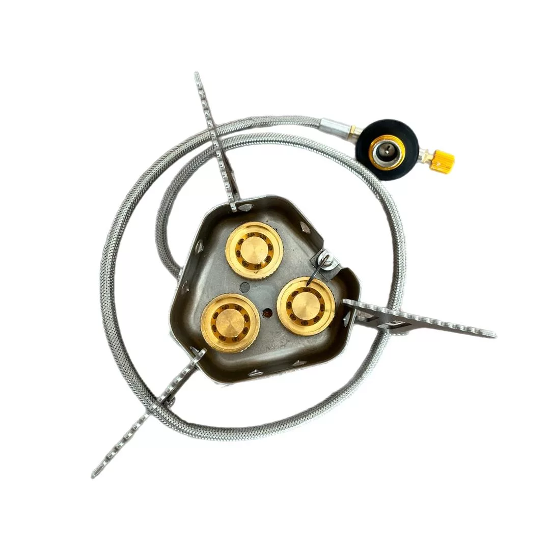 سرشعله سفري مدل سه مشعل شيلنگ دار