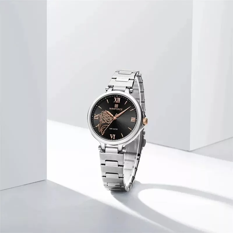 ساعت مچی عقربه‌ای کوارتز زنانه نیوی فورس مدل NF5060SB