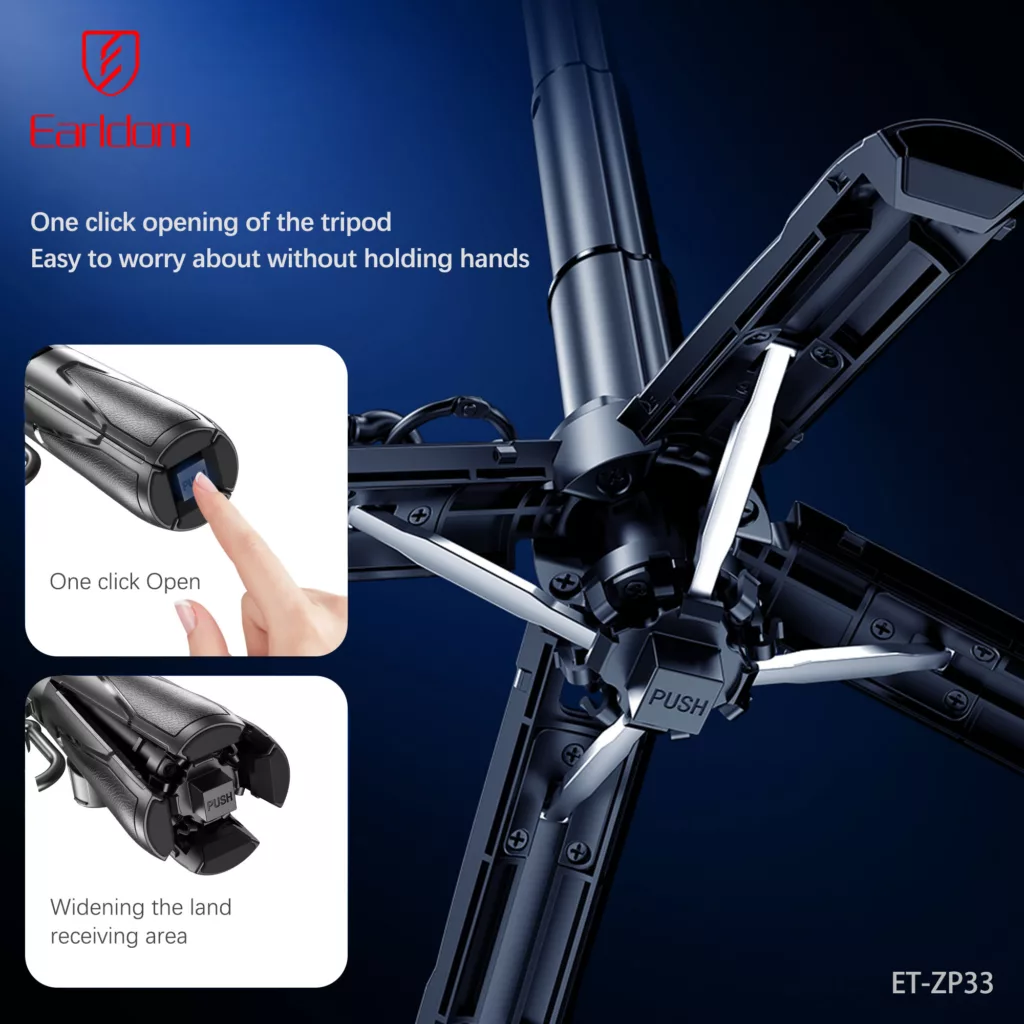 نگهدارنده گوشی موبایل ارلدام مدل Tripod 3IN1 ZP33