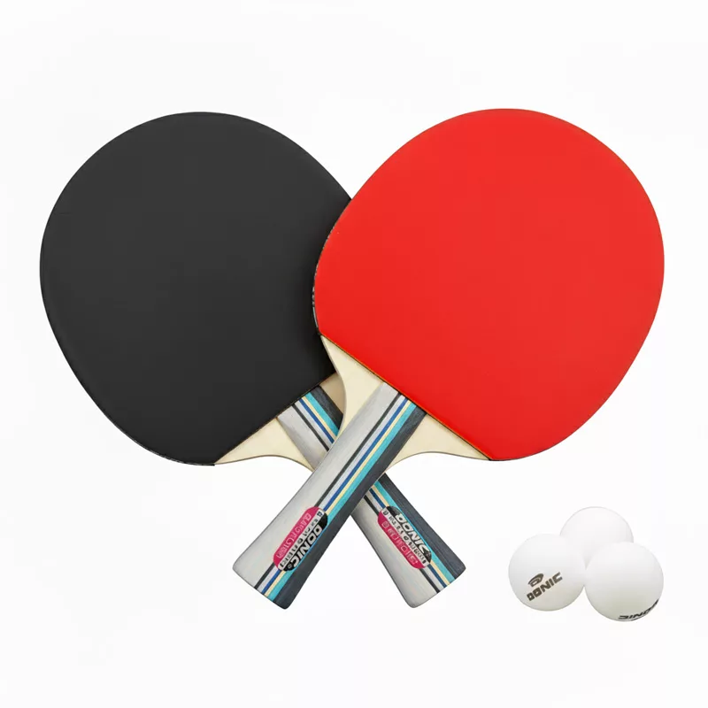 راکت پینگ پنگ سرعتی 5 لایه مدل GS-M-272004 به همراه توپ بسته 5 عددی