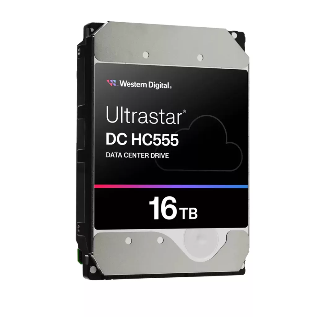 هارد دیسک اینترنال وسترن دیجیتال با رابط SATA مدل Ultrastar HC555 ظرفیت 16 ترابایت