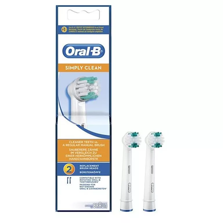 سری یدک مسواک برقی اورال-بی مدل SIMPLY CLEAN بسته دو عددی