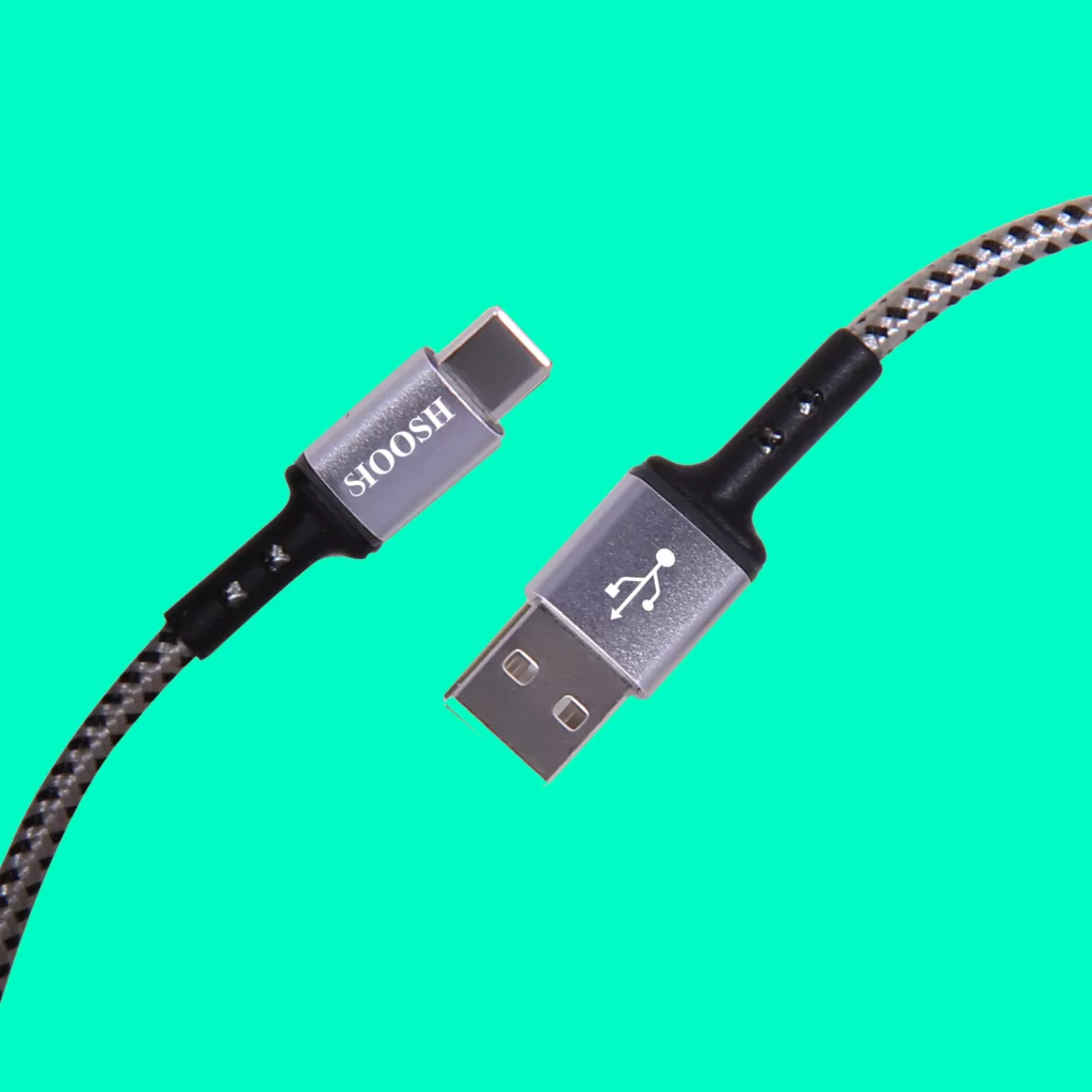 کابل تبدیل usb به usb-c شوش مدل 020  fast shargeطول 1.1 متر