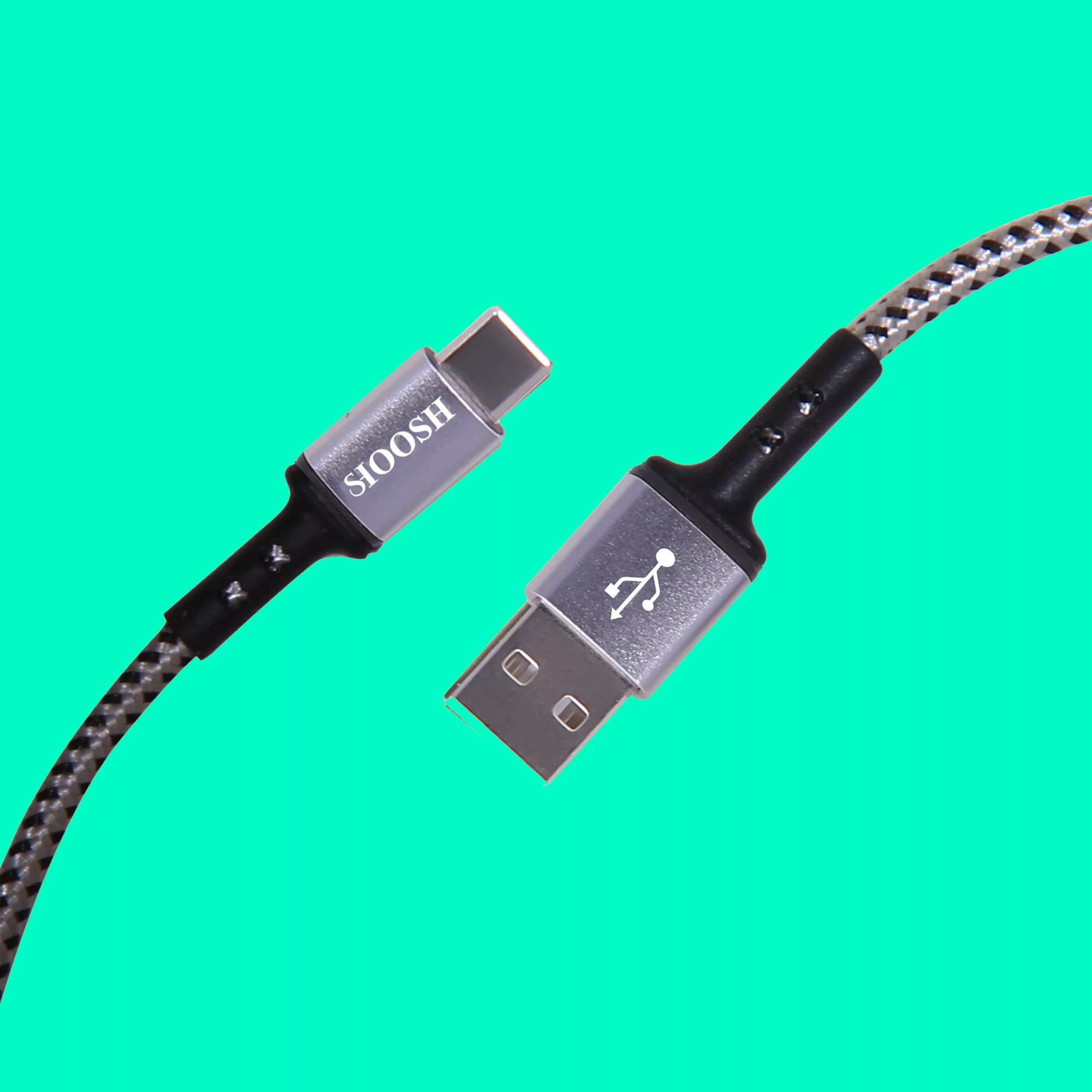 کابل تبدیل usb به usb-c شوش مدل 020  fast shargeطول 1.1 متر