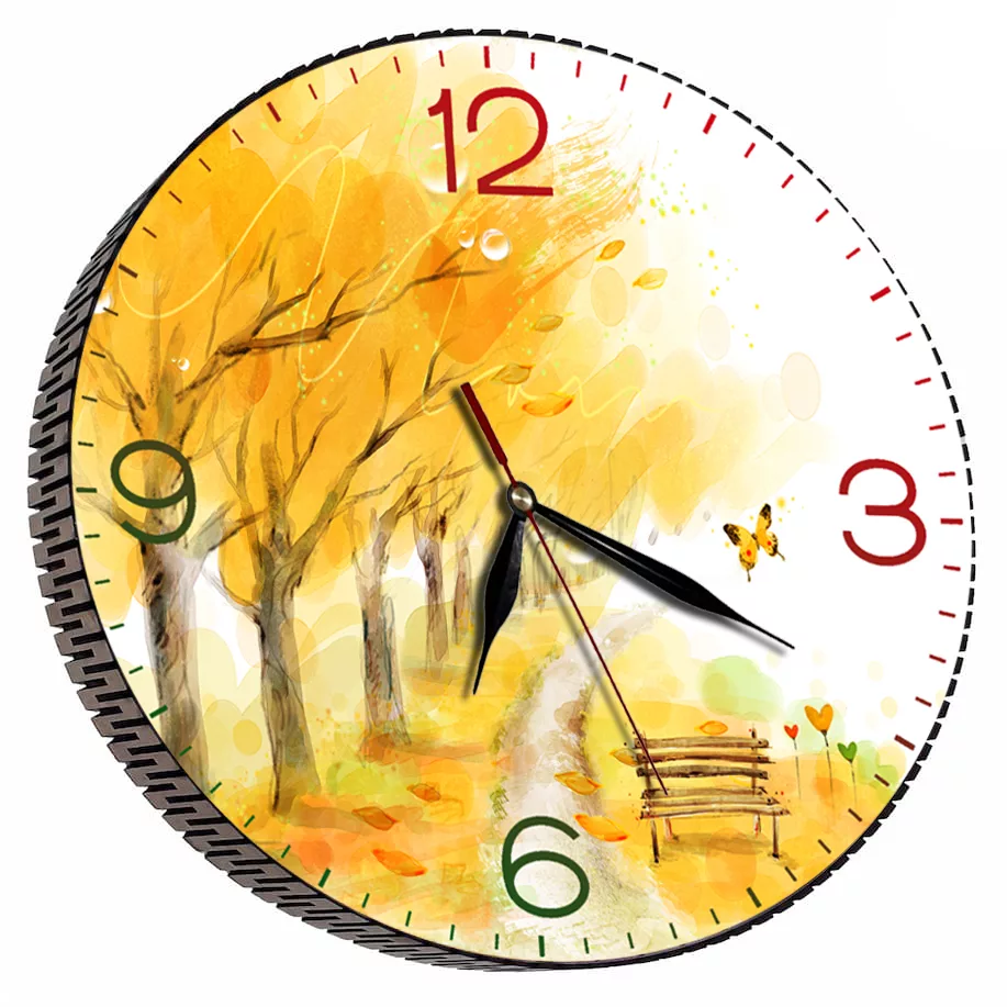 ساعت دیواری مدل پاییز