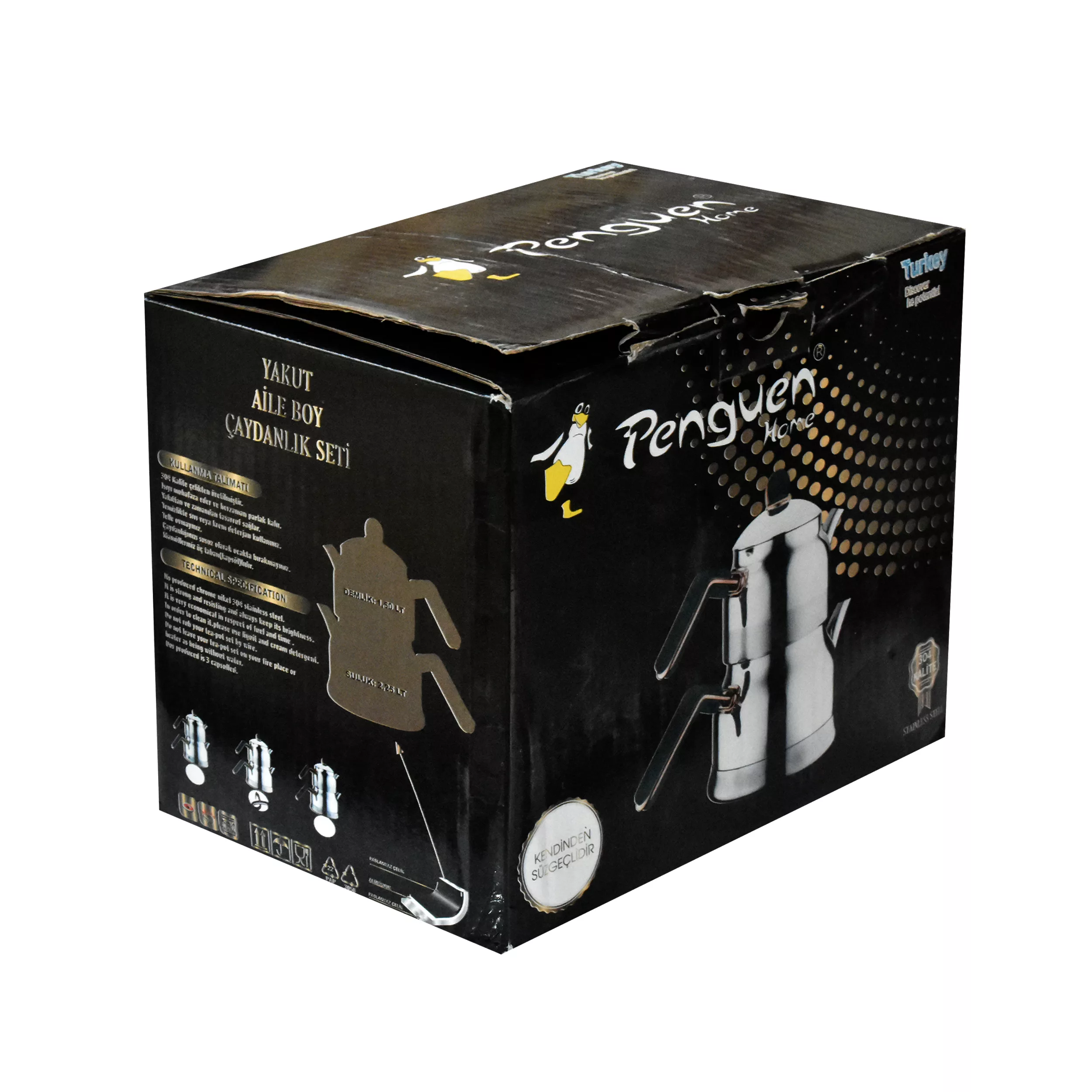 ست کتری و قوری پنگوئن مدل Yakut