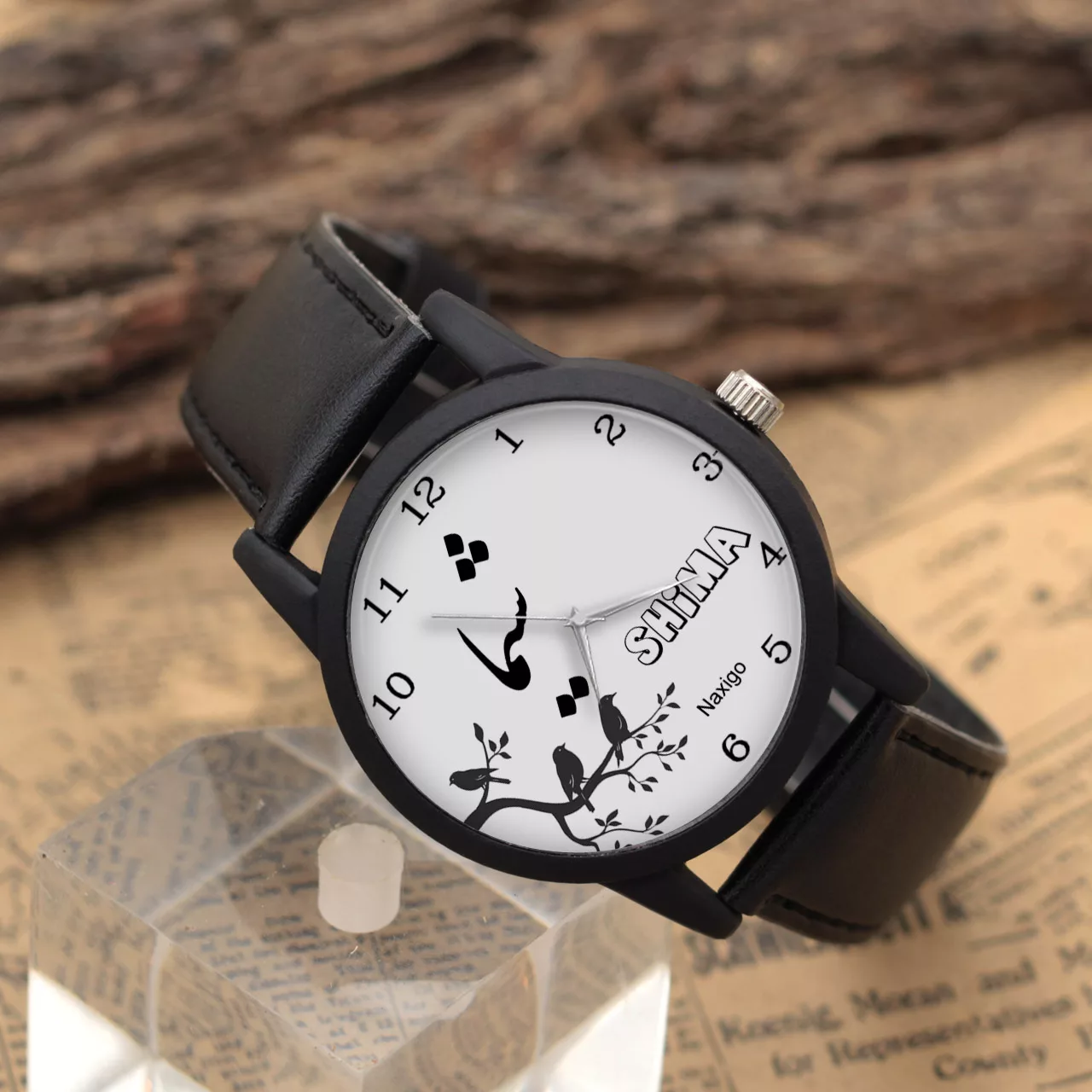 ساعت مچی عقربه ای زنانه ناکسیگو طرح شیما کد LF3367