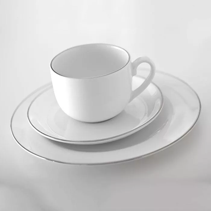 سرویس غذاخوری 102 پارچه چینی زرین ایران سری ایتالیا اف مدل سمن درجه یک