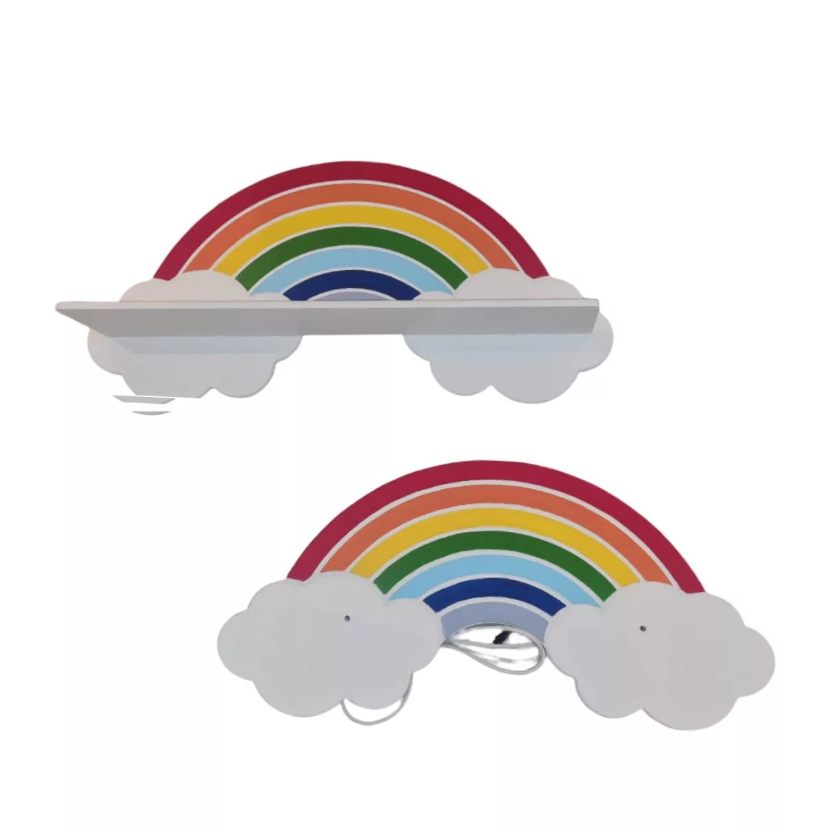 چراغ خواب اتاق کودک مدل رنگین کمان بسته دو عددی