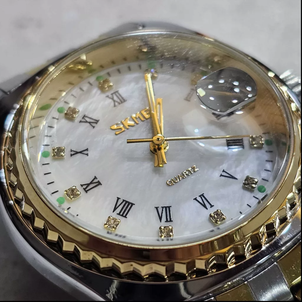 ساعت مچی عقربه ای زنانه اسکمی مدل 9098sil کد 09