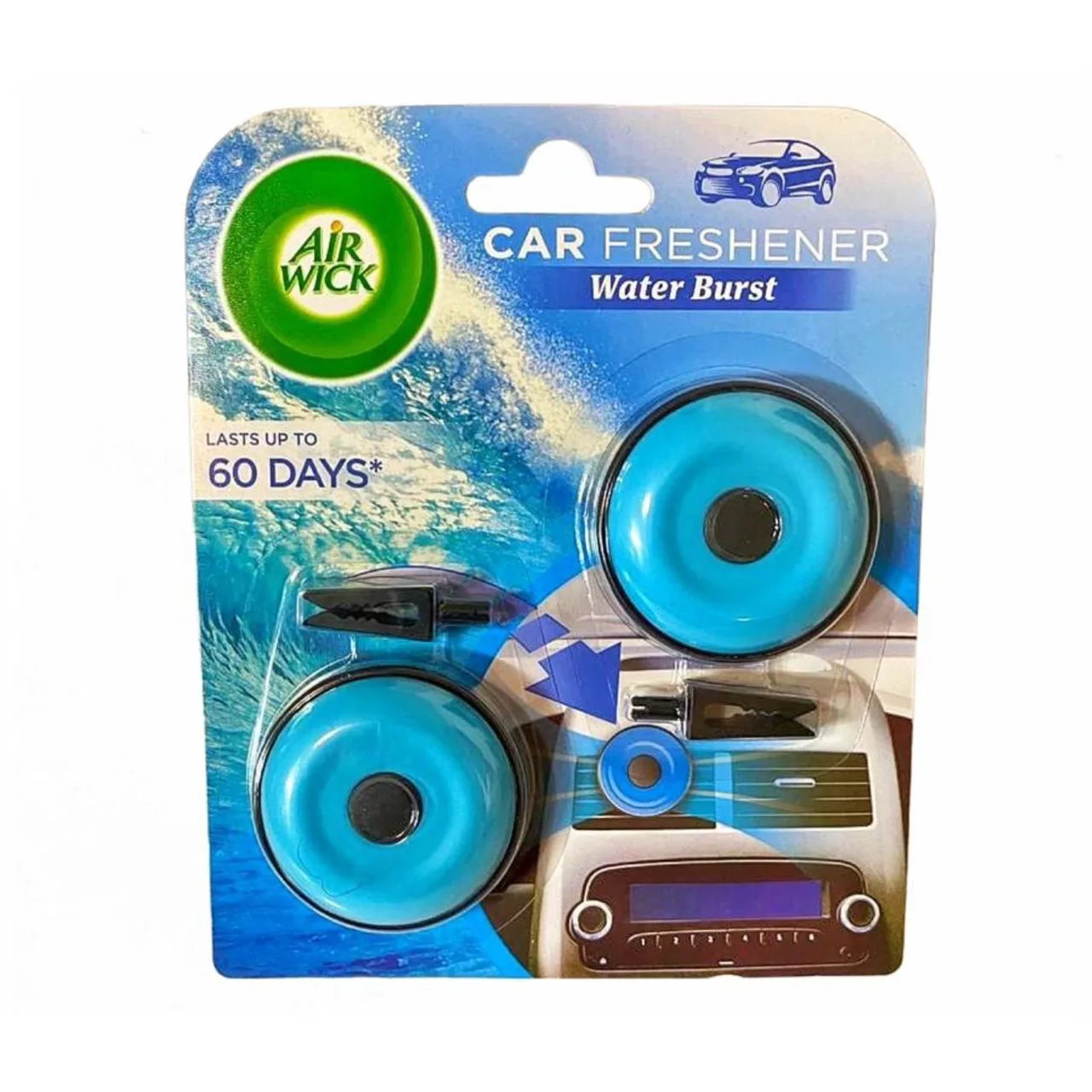 خوشبو کننده خودرو ایرویک مدل Water Burst  بسته 2 عددی