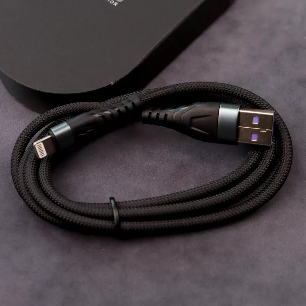 کابل تبدیل USB به لایتنینگ کی اف سنیور مدل S8ـ_IP طول 1.2 متر