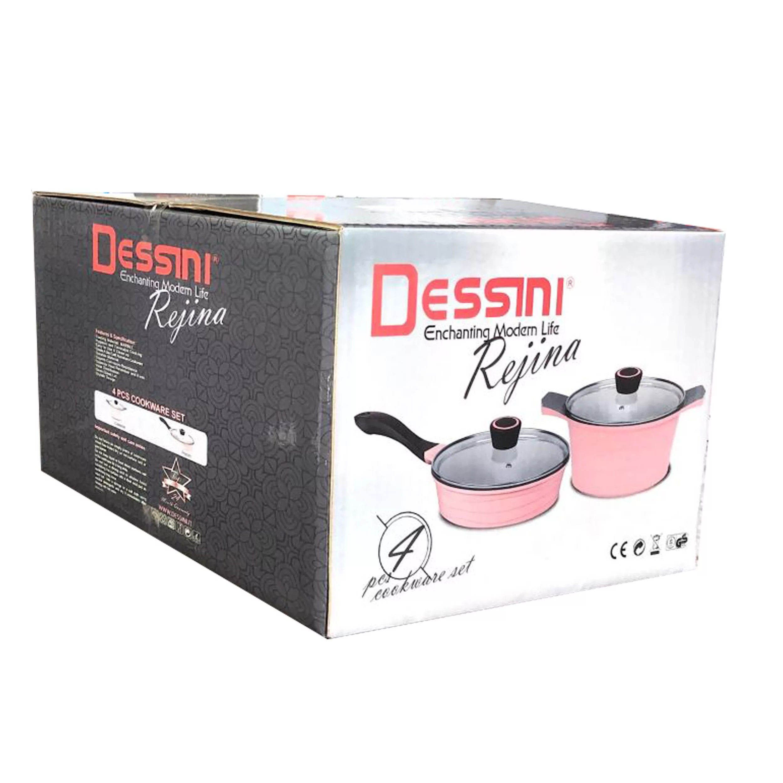 سرویس پخت و پز 4 پارچه دسینی مدل Rejina