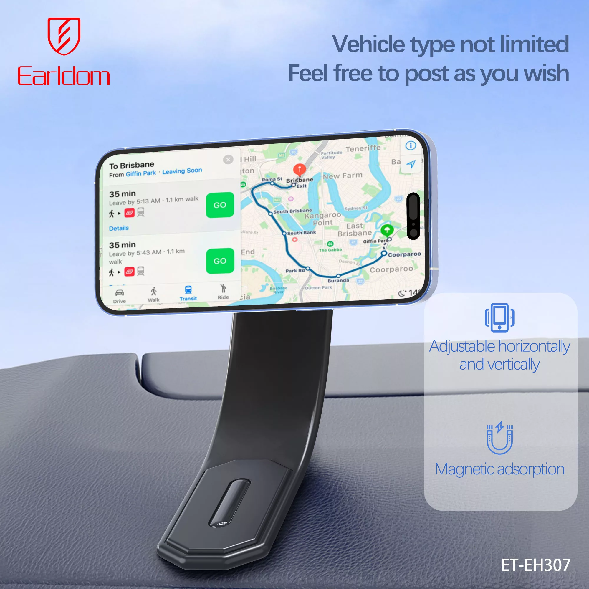 پایه نگهدارنده گوشی موبایل ارلدام مدل EH307