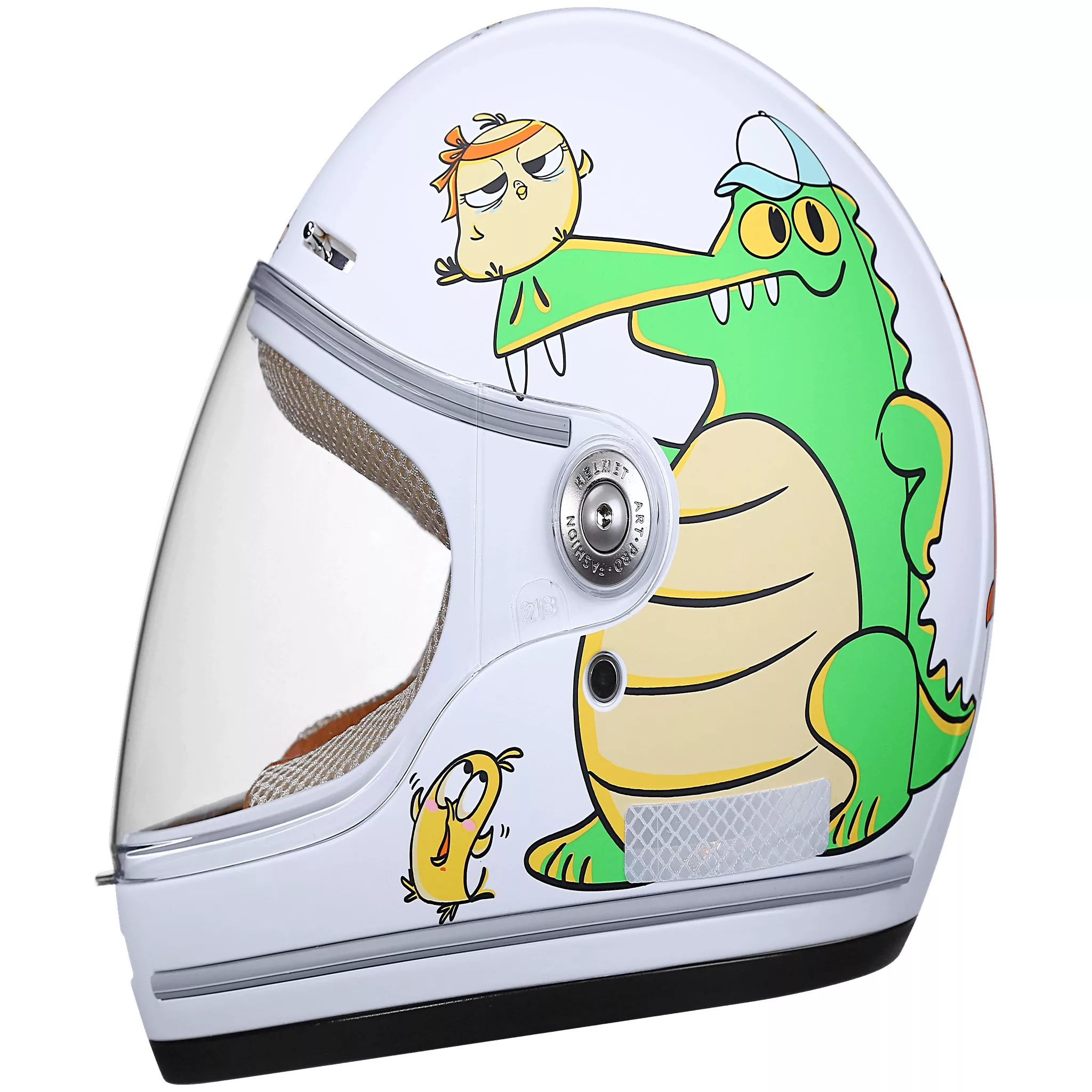 کلاه کاسکت فک دار بچه گانه مدل 128Z