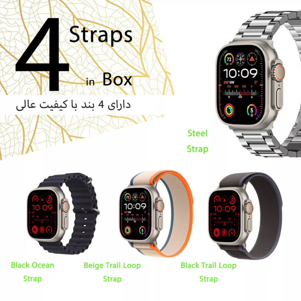 ساعت هوشمند اسمارت تایم مدل ULTRA 2 دارای قابلیت‌های صفحه نمایش رنگی و لمسی، کنترل موسیقی با بند پارچه ای