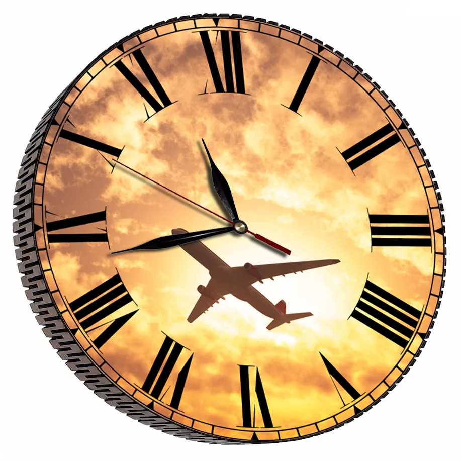 ساعت دیواری مدل پرواز هوایی