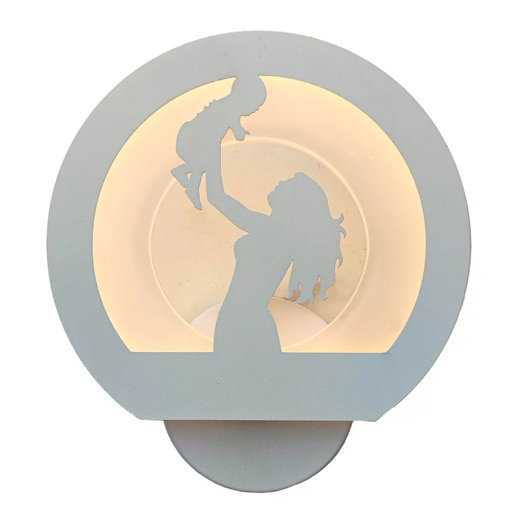 چراغ خواب کودک مدل دیواری طرح مادر و فرزند