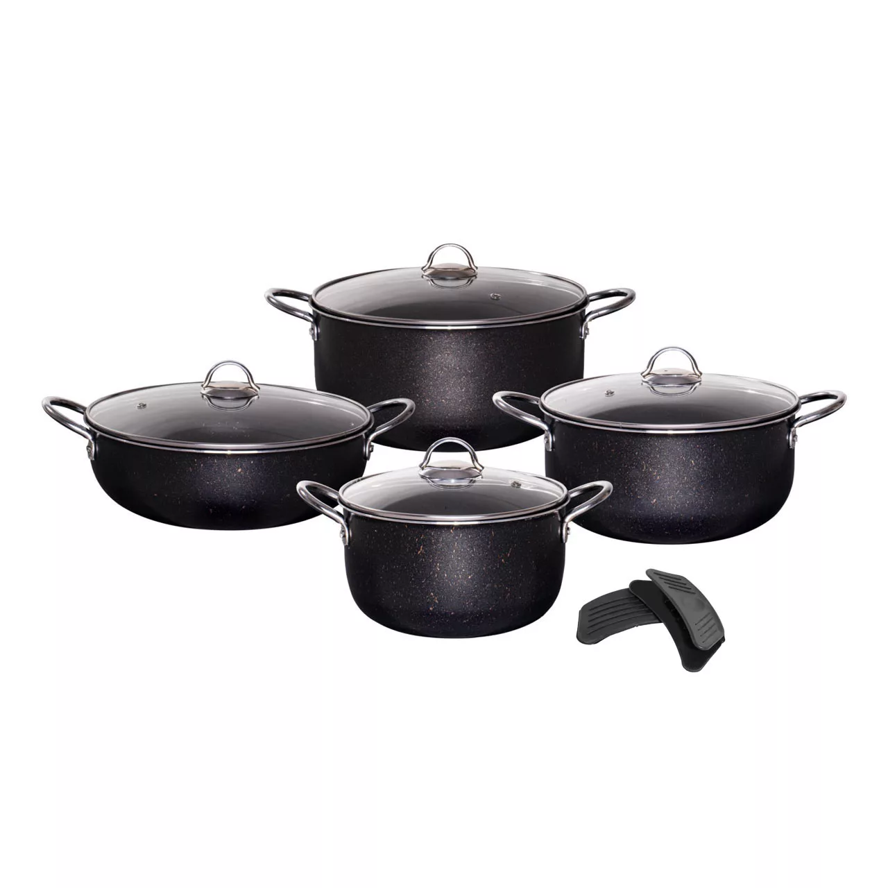 سرویس قابلمه و تابه آلومینیومی 10 پارچه آلتیما مدل 8000p کد acp