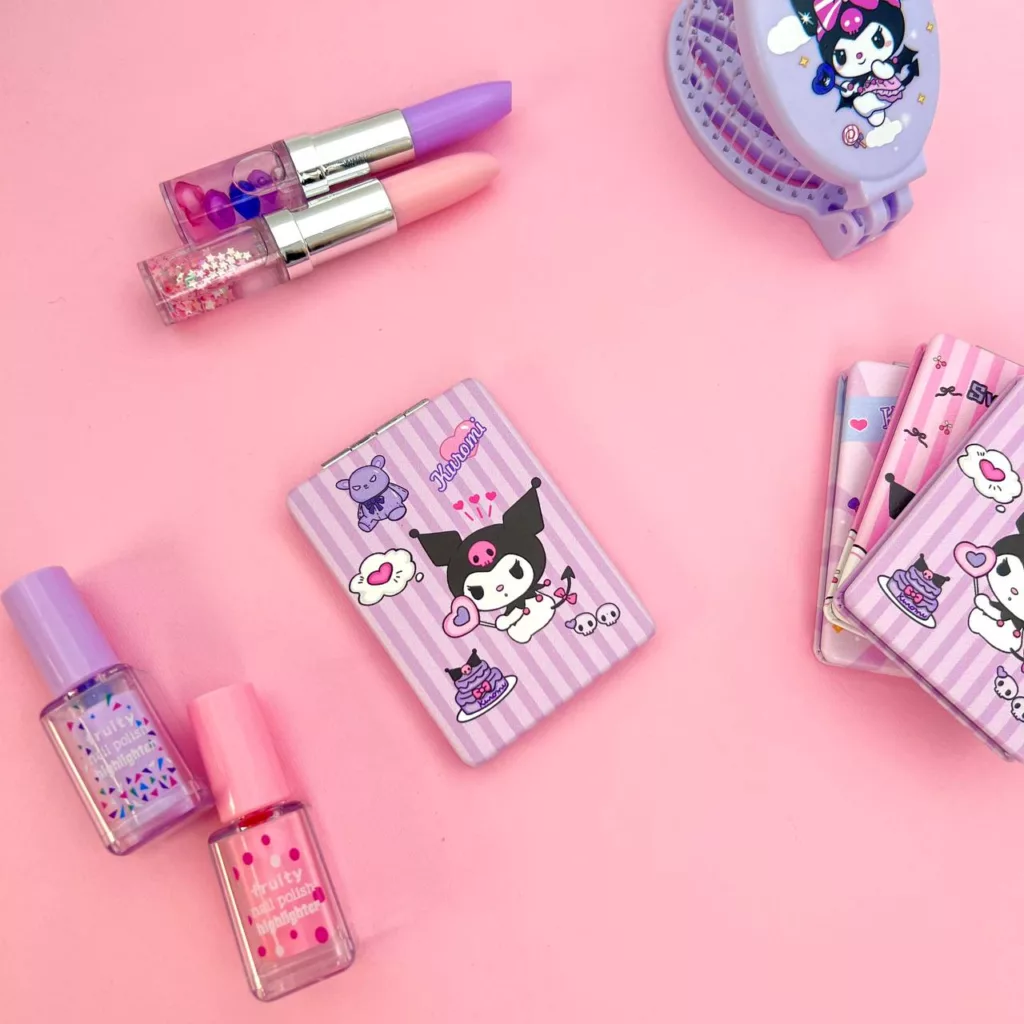 آینه آرایشی تاشو جیبی مدل کرومی