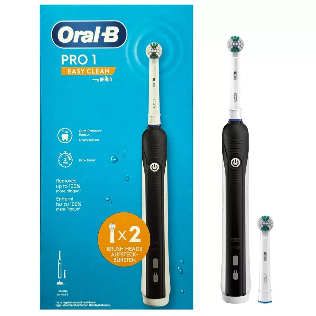 مسواک برقی اورال-بی مدل PRO 1 Easy Clean به همراه سری یدک