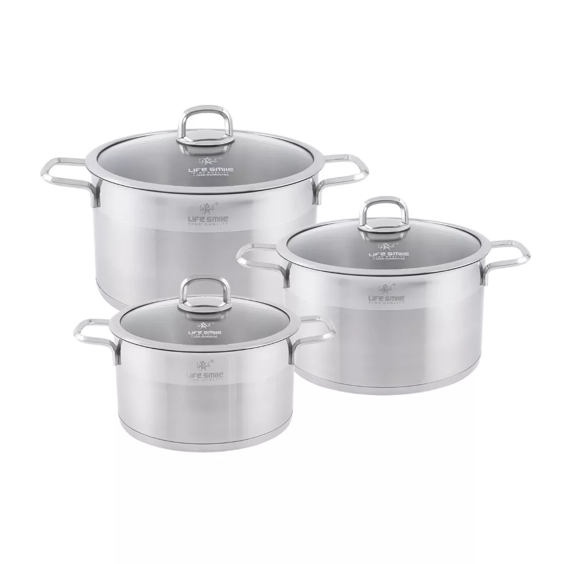 سرویس پخت و پز 6 پارچه لایف اسمایل مدل LIFEP12-6