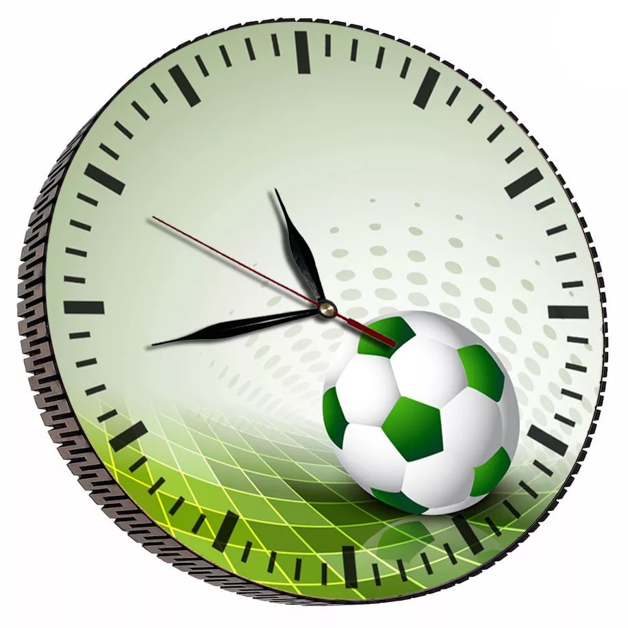 ساعت دیواری مدل توپ فوتبال