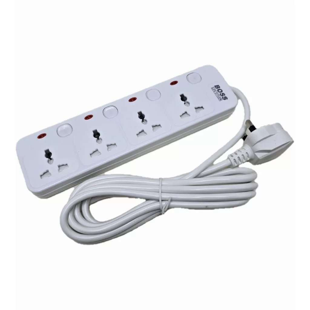 چندراهی برق باس مدل 4POWER-SOCKET