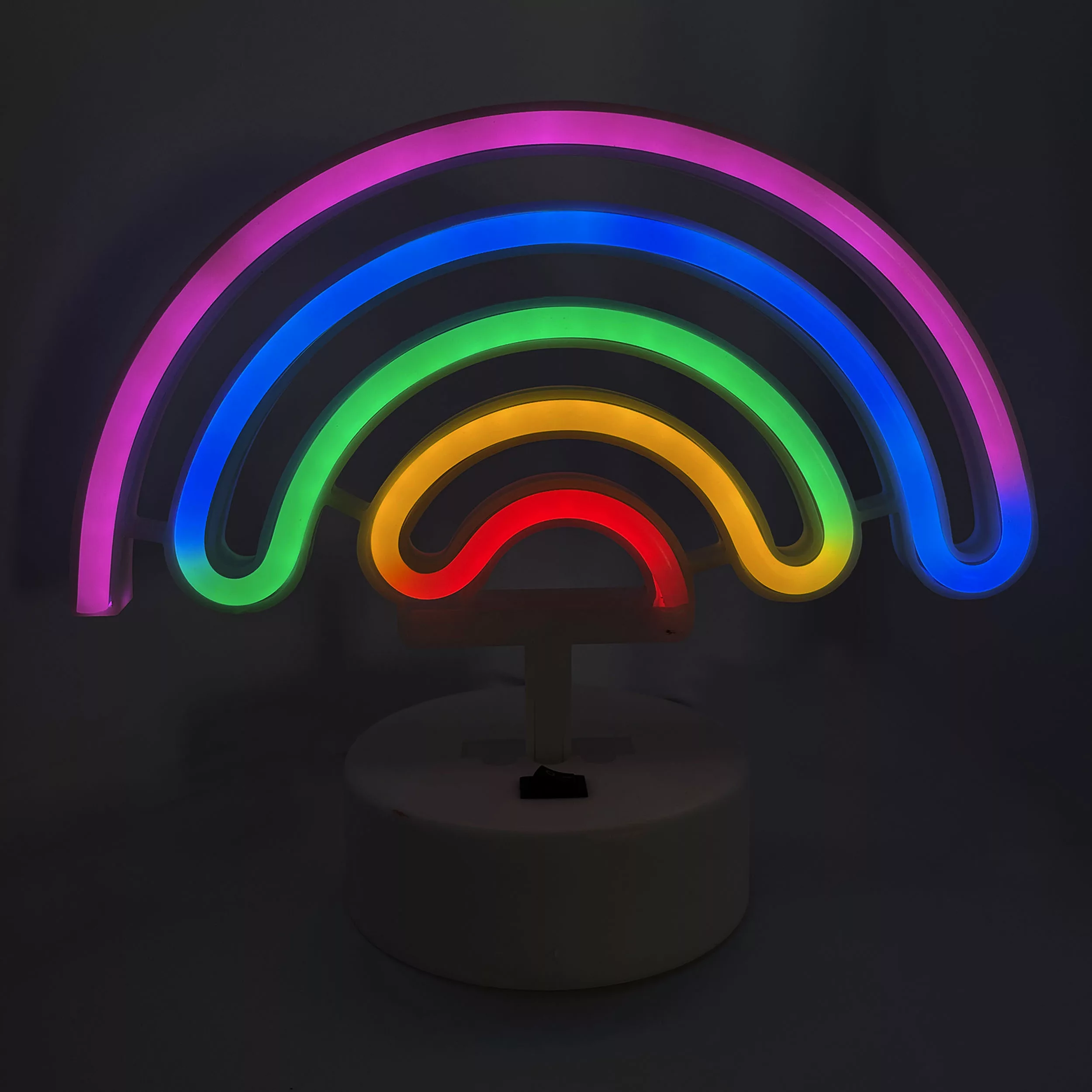 آباژور رومیزی کودک مدل rainbow