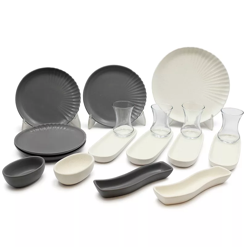 سرویس صبحانه‌خوری 17 پارچه 4 نفر آی سرام مدل 4020