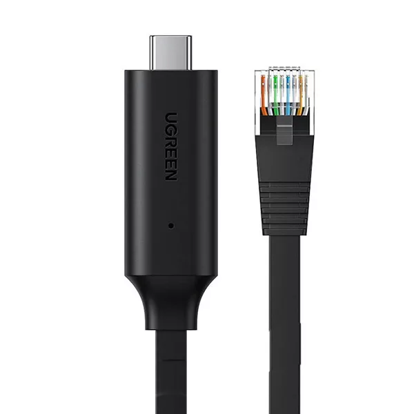 کابل تبدیل USB-C به LAN یوگرین مدل 80186-CM204 به طول 1.5 متر