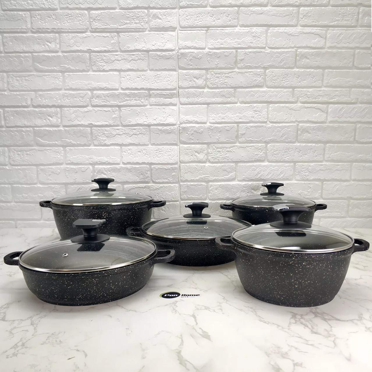 سرویس قابلمه 10 پارچه پن هوم مدل گرانیت