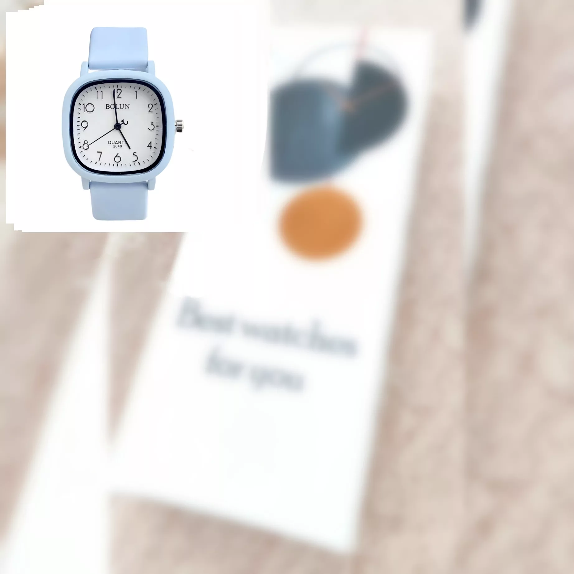 ساعت مچی عقربه ای بولون مدل بند پیو ضد حساسیت کد 7