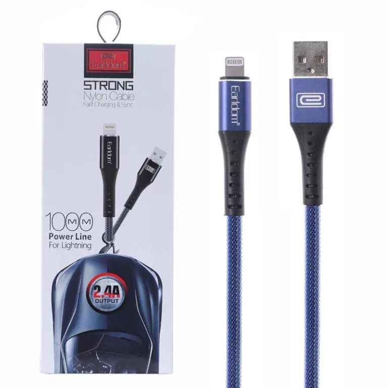 کابل تبدیل USB به Type-C ارلدام مدل EC-058 C طول 1 متر