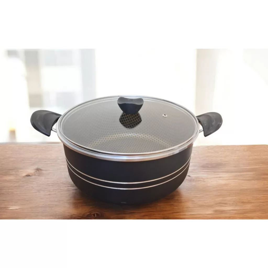 سرویس قابلمه و تابه گرانیتی 7 پارچه رامیلا مدل لیما