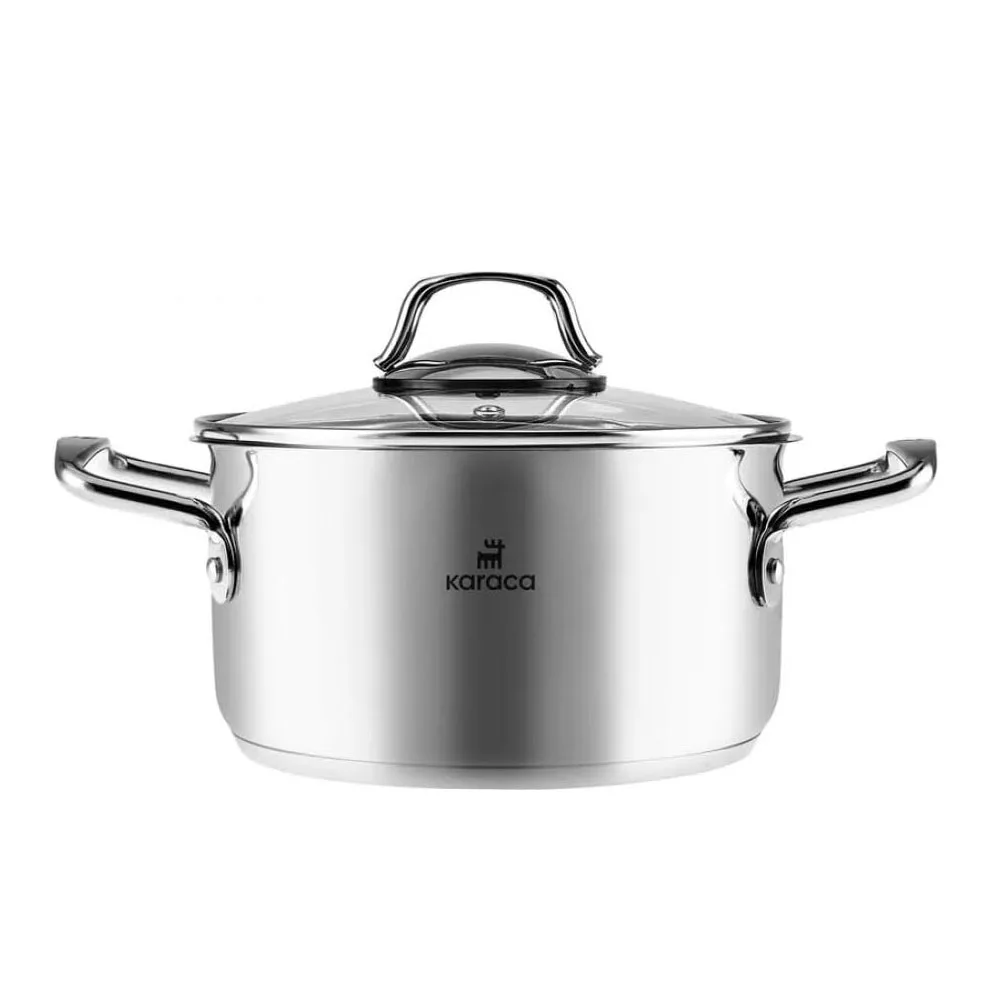 سرویس قابلمه و تابه استیل 11 پارچه کاراجا مدل Sophia İnduksiyon