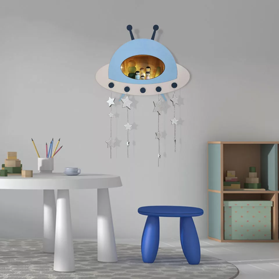 چراغ خواب اتاق کودک طرح سفینه مدل MKids44-B