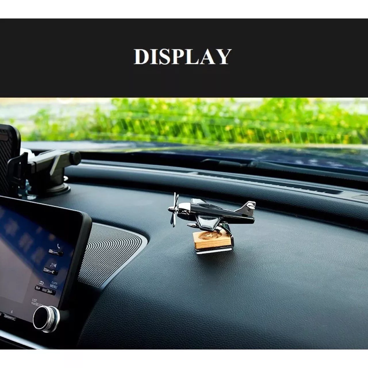 خوشبو کننده خورشیدی خودرو طرح هواپیما ملخی مدل AF1008