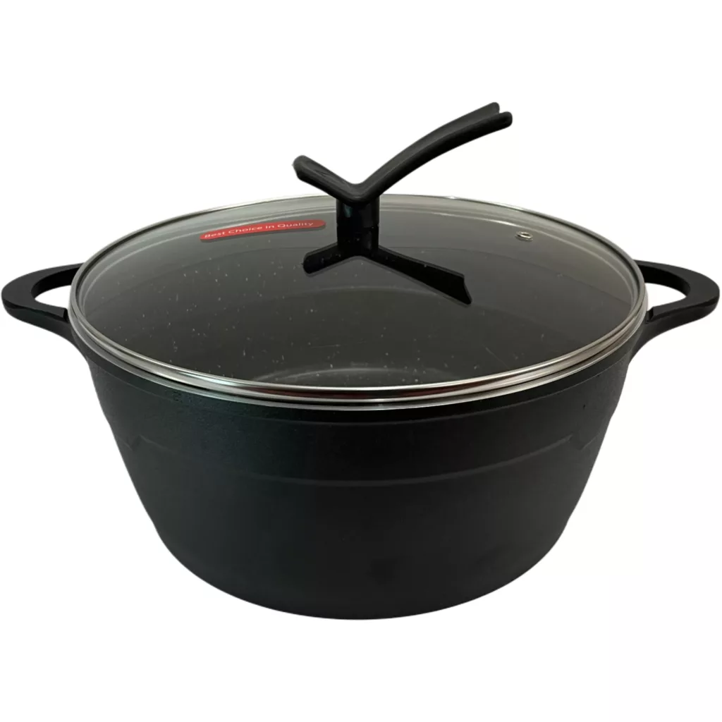 سرویس قابلمه و تابه گرانیتی 8 پارچه آرسکا مدل Golden-V2