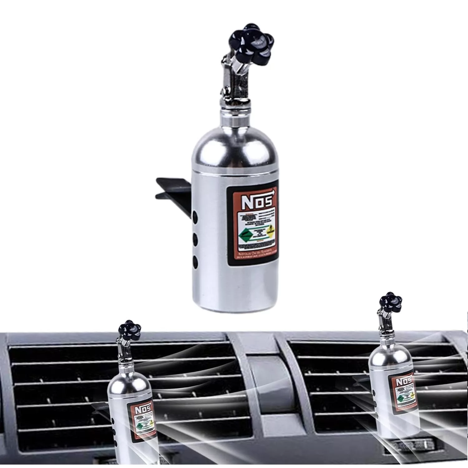 خوشبوکننده داخل خودرو مدل کپسول با رایحه لیمو حجم 30 میلی گرم