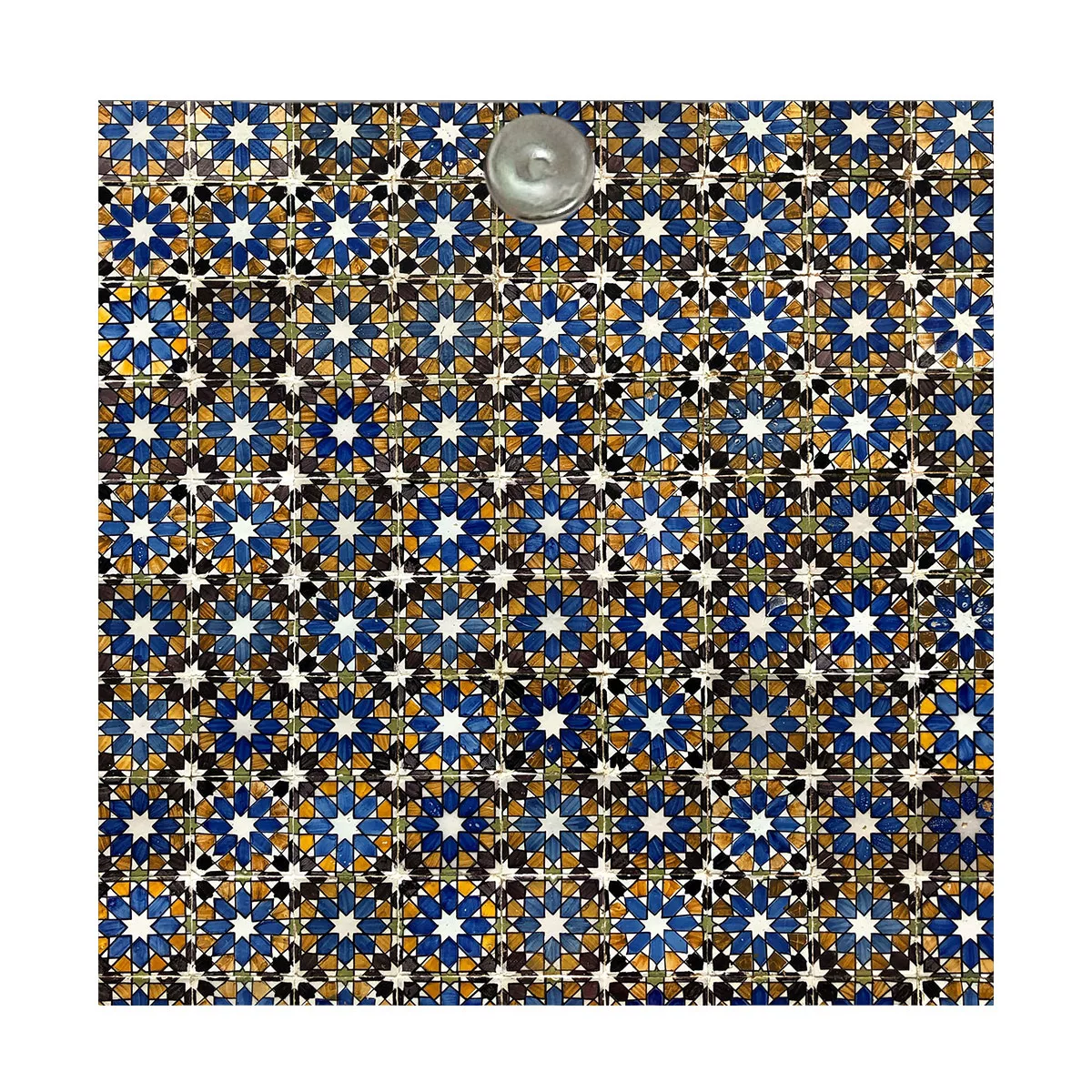 آینه جیبی طرح فانتزی شکل های هندسی مدل A079