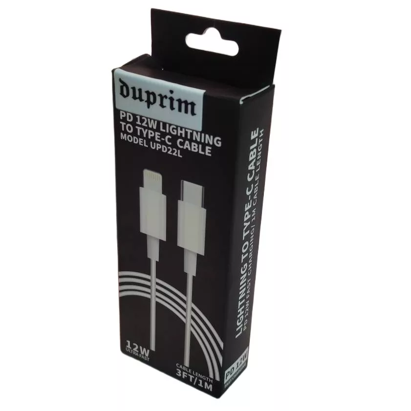 کابل تبدیل USB-C به لایتنینگ دوپریم مدل uenjoy طول 1 متر