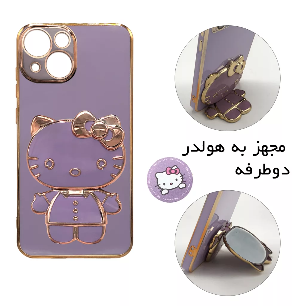 پایه نگهدارنده گوشی موبایل پاپ سوکت مدل گربه ای