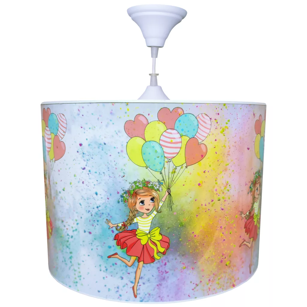 لوستر کودک مدل دختر و بادکنک 2