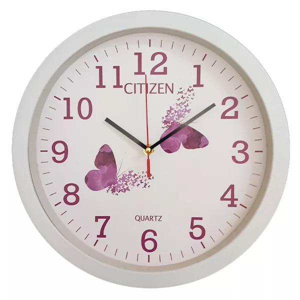 ساعت دیواری مدل پروانه کد 40307011