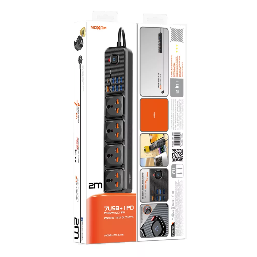 چندراهی برق موکسوم مدل MX-ST16