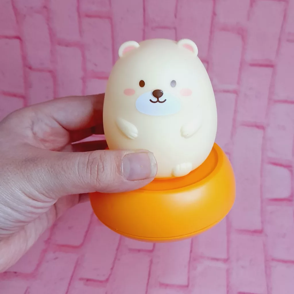 چراغ خواب کودک مدل ضربه ای طرح خرس